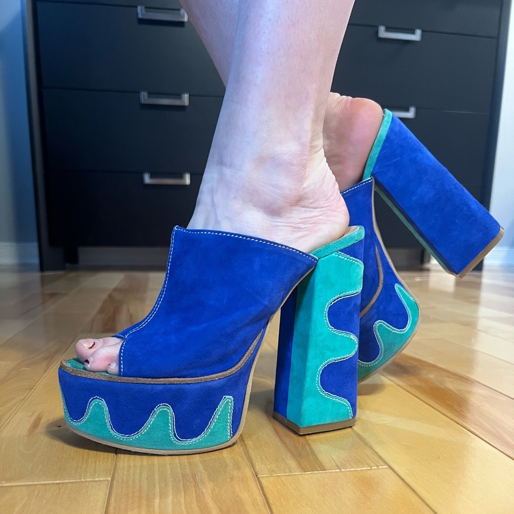 Mimosa platform mules 37.5 - Picture 8 of 9